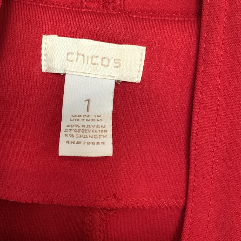 Zippy Red Open Front Jacket - image 2